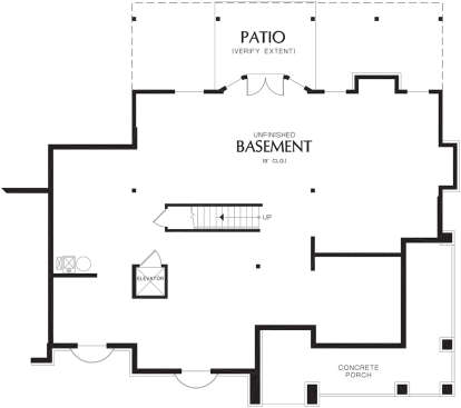 Basement for House Plan #2559-00541