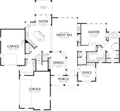 Main Floor  for House Plan #2559-00542