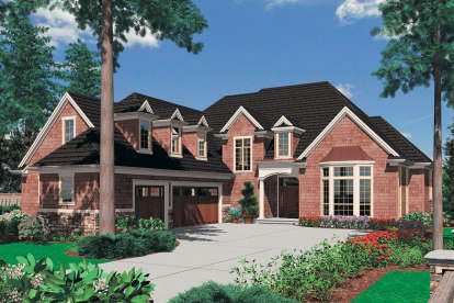 Cape Cod House Plan #2559-00543 Elevation Photo