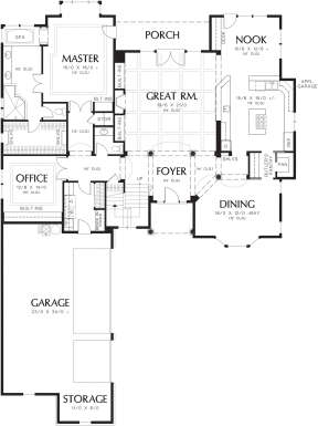 Main Floor  for House Plan #2559-00543