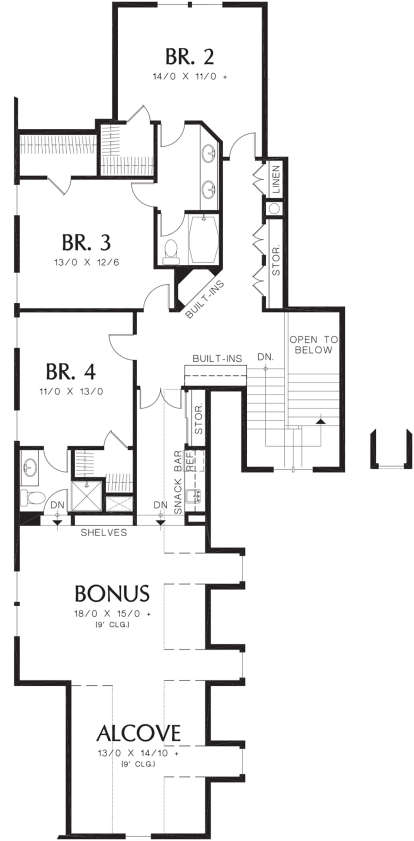 House Plan House Plan #12335 Drawing 2