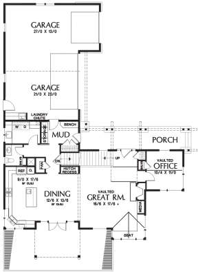 Main Floor  for House Plan #2559-00544