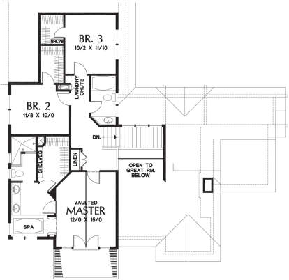 Second Floor for House Plan #2559-00544