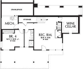 Basement for House Plan #2559-00544