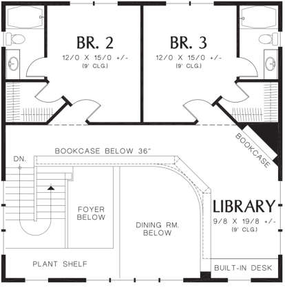 Second Floor for House Plan #2559-00545