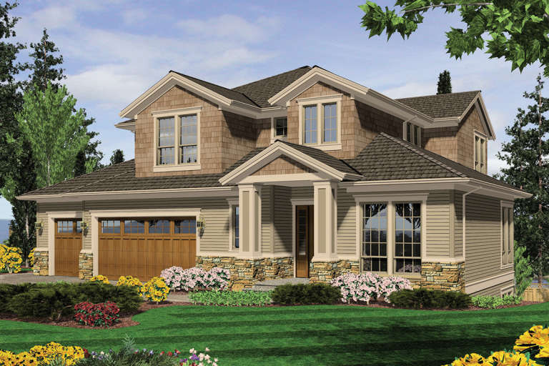 House Plan House Plan #12338 Front Elevation