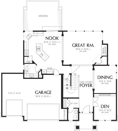 Main Floor  for House Plan #2559-00546