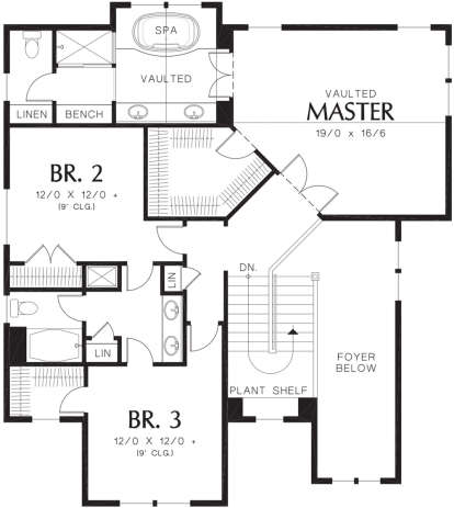 Second Floor for House Plan #2559-00546