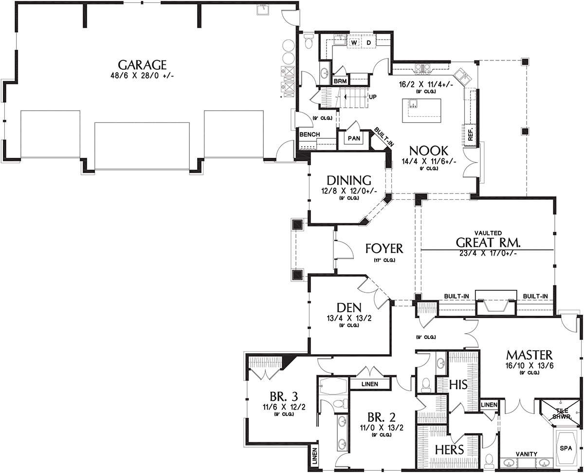 Main Floor  for House Plan #2559-00547
