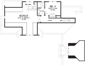 Second Floor for House Plan #2559-00547