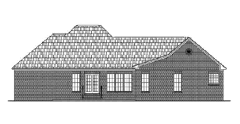Ranch House Plan #041-00012 Elevation Photo