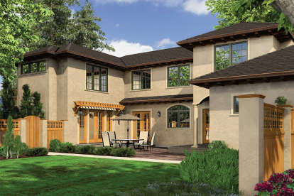 European House Plan #2559-00549 Elevation Photo