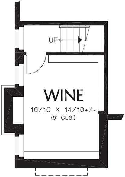 Wine Cellar for House Plan #2559-00549