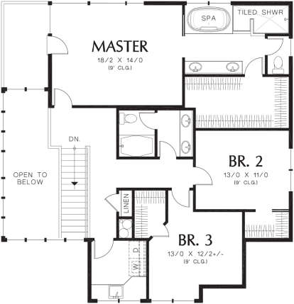 Second Floor for House Plan #2559-00553