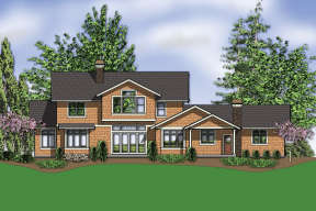 Craftsman House Plan #2559-00555 Elevation Photo