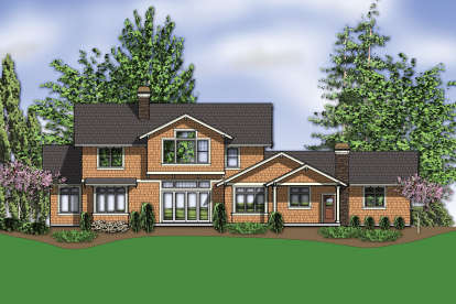 Craftsman House Plan #2559-00555 Elevation Photo