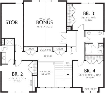 Floorplan 2 for House Plan #2559-00555