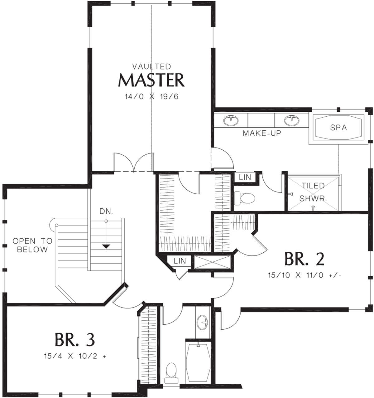 Second Floor for House Plan #2559-00557