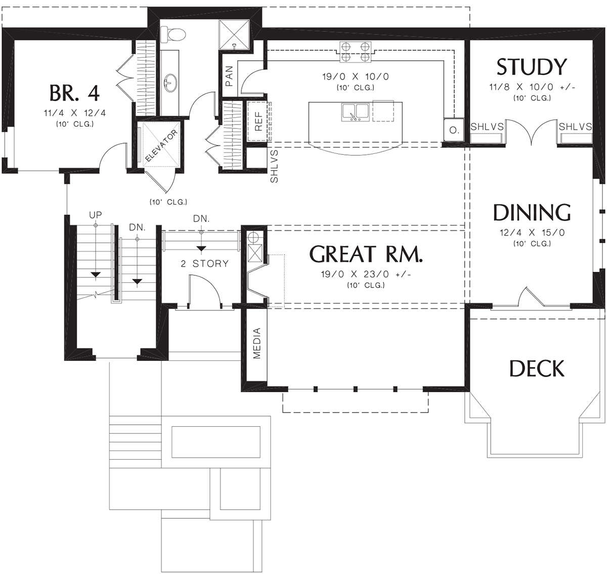 Main Floor  for House Plan #2559-00559