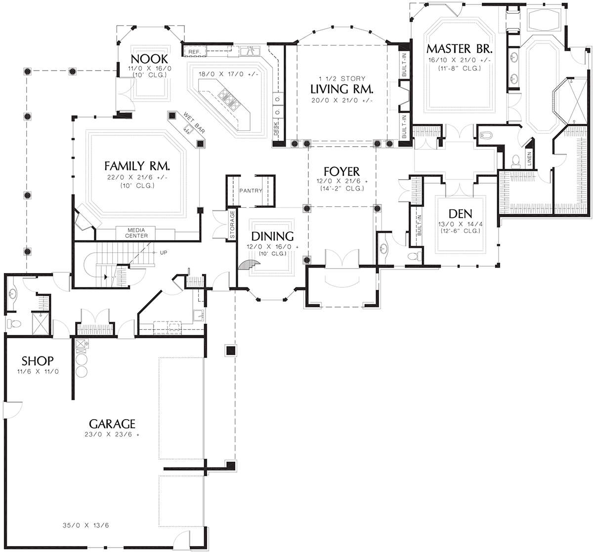 Main Floor  for House Plan #2559-00560