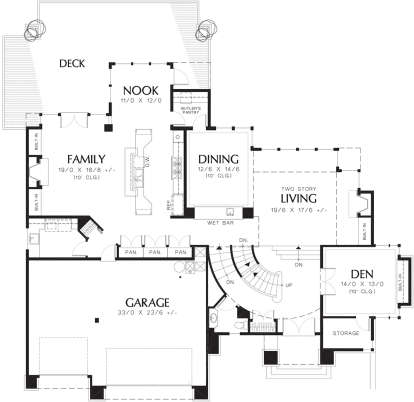 Main Floor  for House Plan #2559-00561