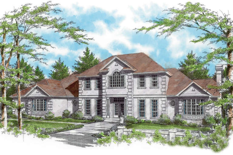 House Plan House Plan #12355 Front Elevation