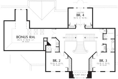 Second Floor for House Plan #2559-00563