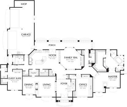 Main Floor  for House Plan #2559-00569