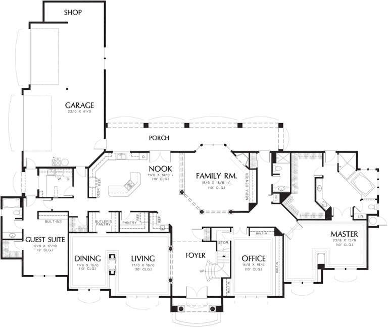 House Plan House Plan #12361 Drawing 1