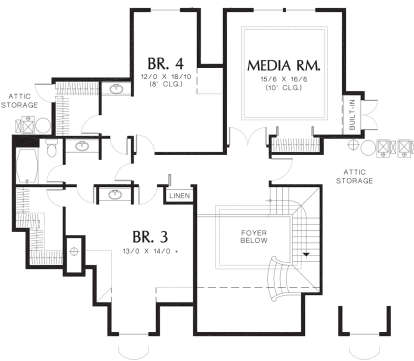 Second Floor for House Plan #2559-00569