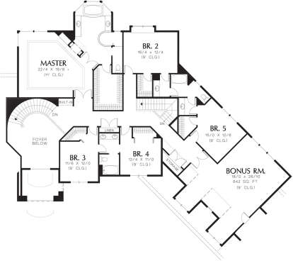 Second Floor for House Plan #2559-00571