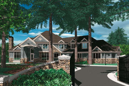 Craftsman House Plan #2559-00572 Elevation Photo