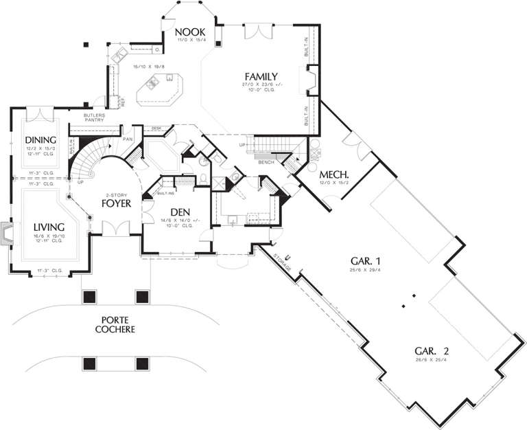 House Plan House Plan #12364 Drawing 1