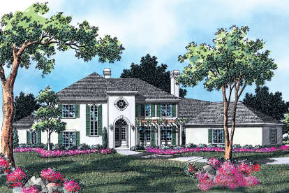 French Country House Plan #2559-00573 Elevation Photo