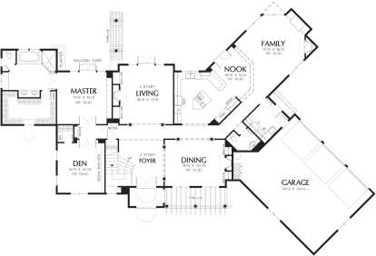 Main Floor  for House Plan #2559-00573