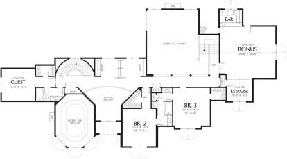 Second Floor for House Plan #2559-00574