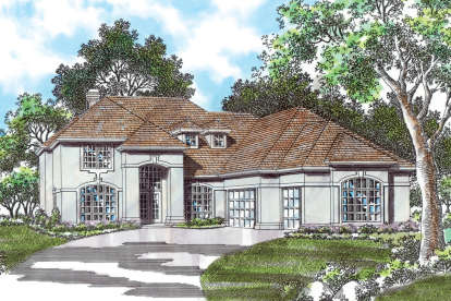 5 Bed, 3 Bath, 4529 Square Foot House Plan - #2559-00575