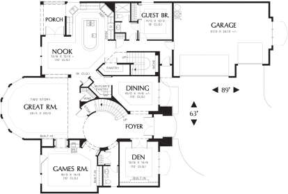 Main Floor  for House Plan #2559-00575