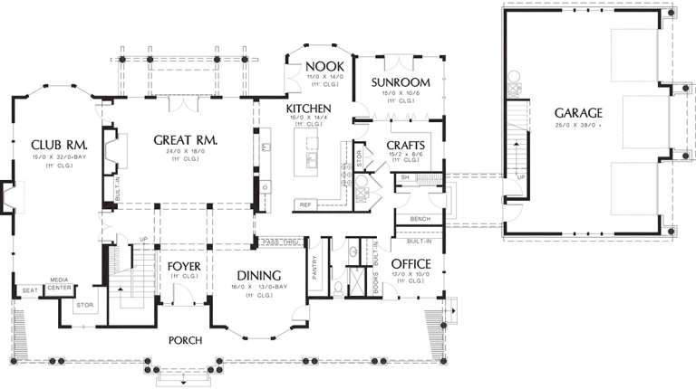 House Plan House Plan #12368 Drawing 1