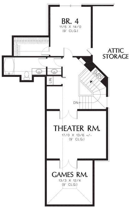 Second Floor for House Plan #2559-00577