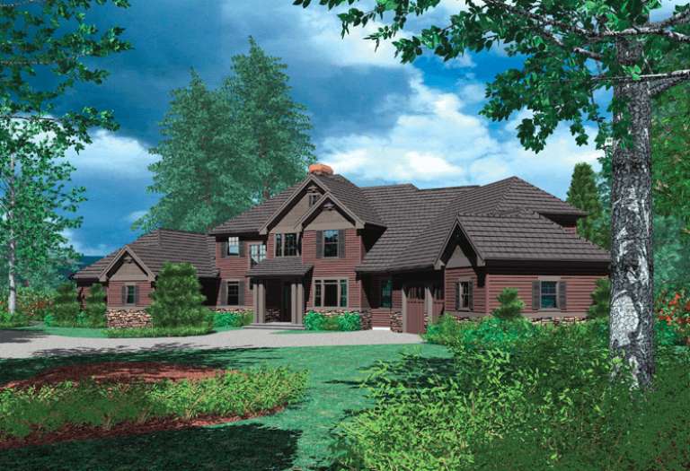 House Plan House Plan #12370 Front Elevation