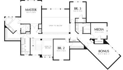 Floorplan 2 for House Plan #2559-00578