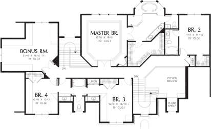 Second Floor for House Plan #2559-00579