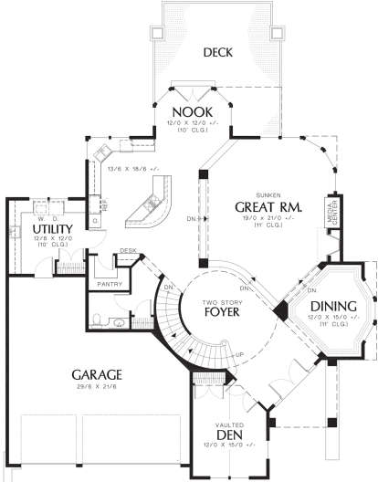 Main Floor  for House Plan #2559-00580
