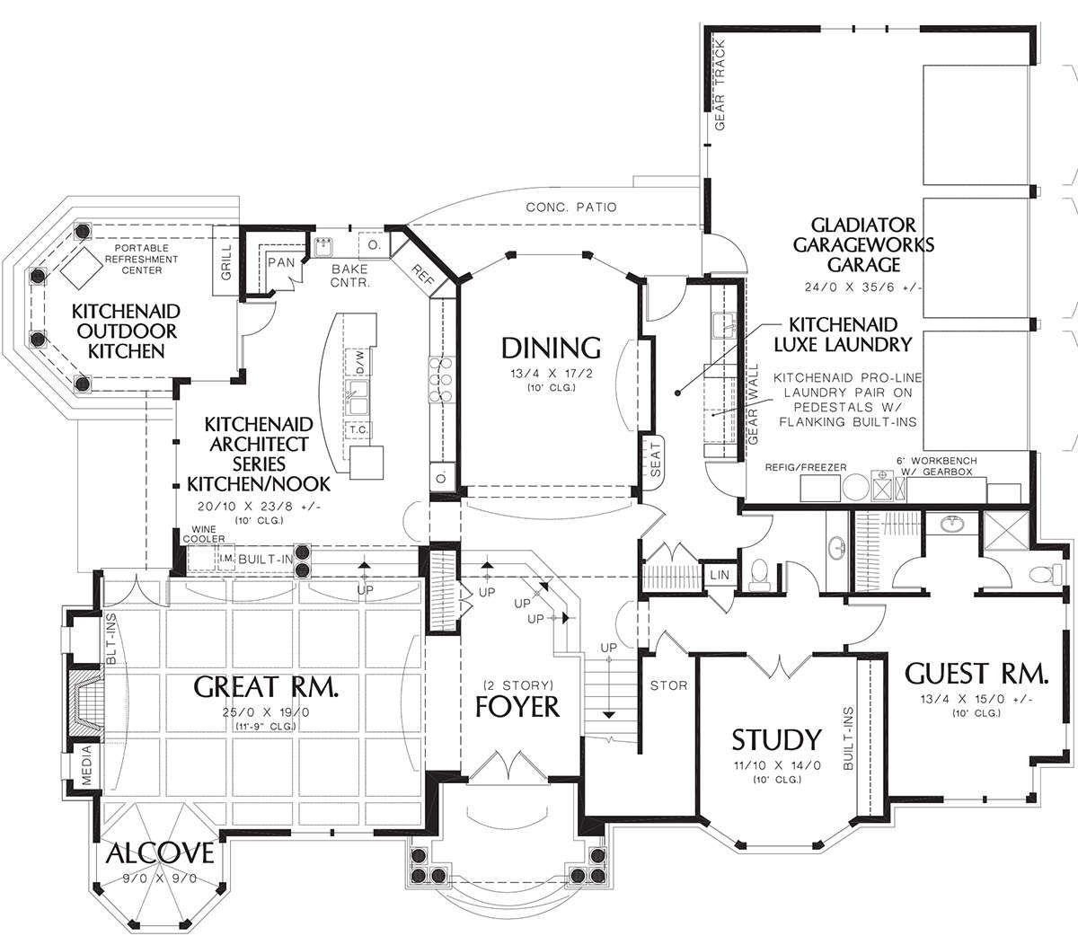 Main Floor  for House Plan #2559-00581