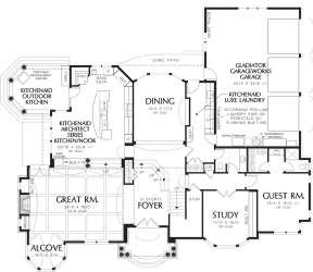Main Floor  for House Plan #2559-00581