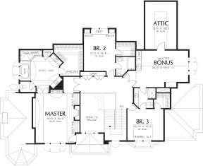 Second Floor for House Plan #2559-00581