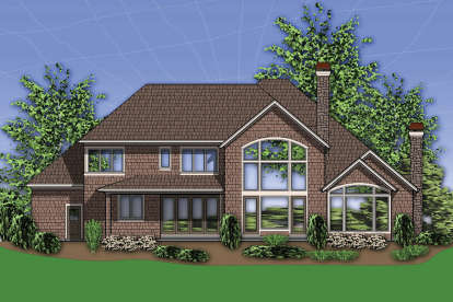 French Country House Plan #2559-00583 Elevation Photo