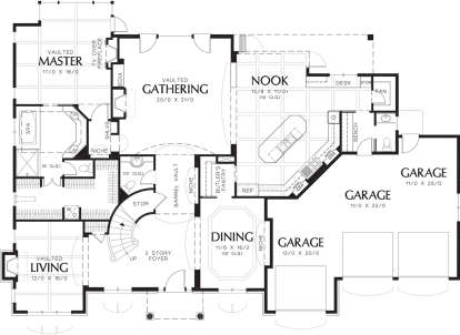 Main Floor  for House Plan #2559-00583