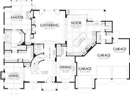 Main Floor  for House Plan #2559-00583